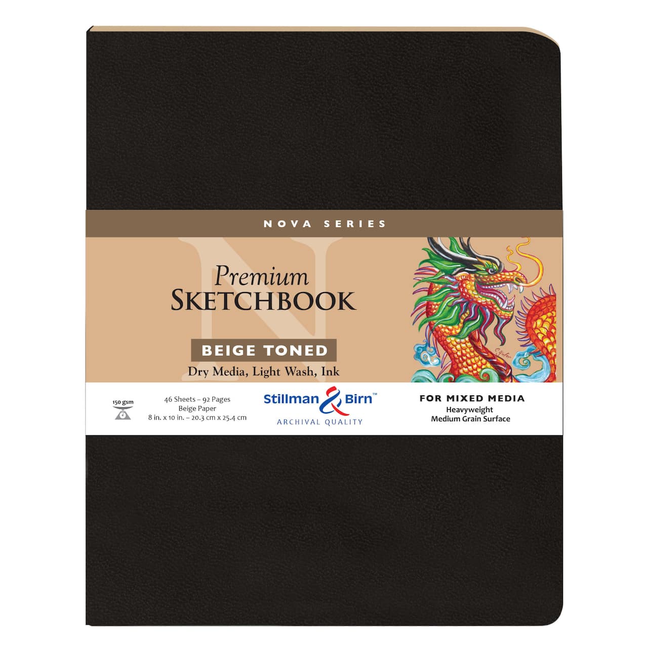 Stillman & Birn™ Nova Series Beige Toned Premium Softcover Mixed Media Sketchbook